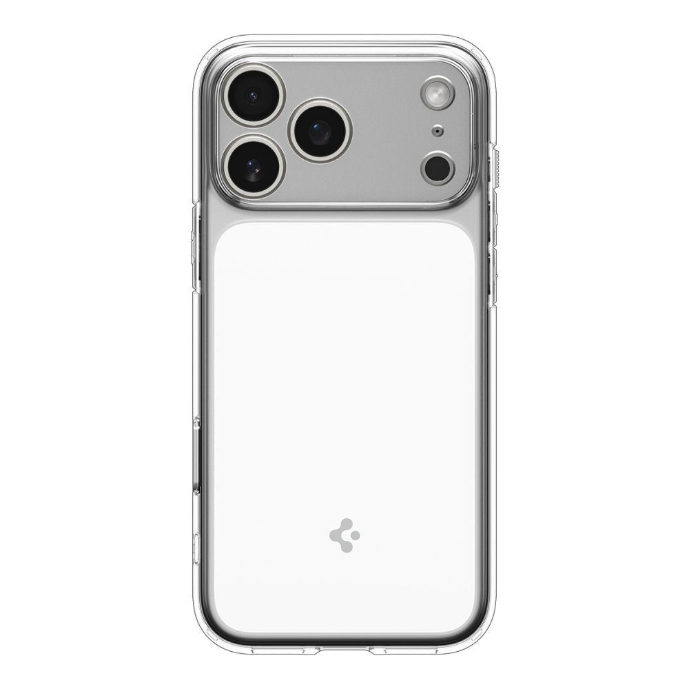 Spigen Ultra Hybrid MagSafe dėklas iPhone 17 Pro Max – skaidrus/baltas