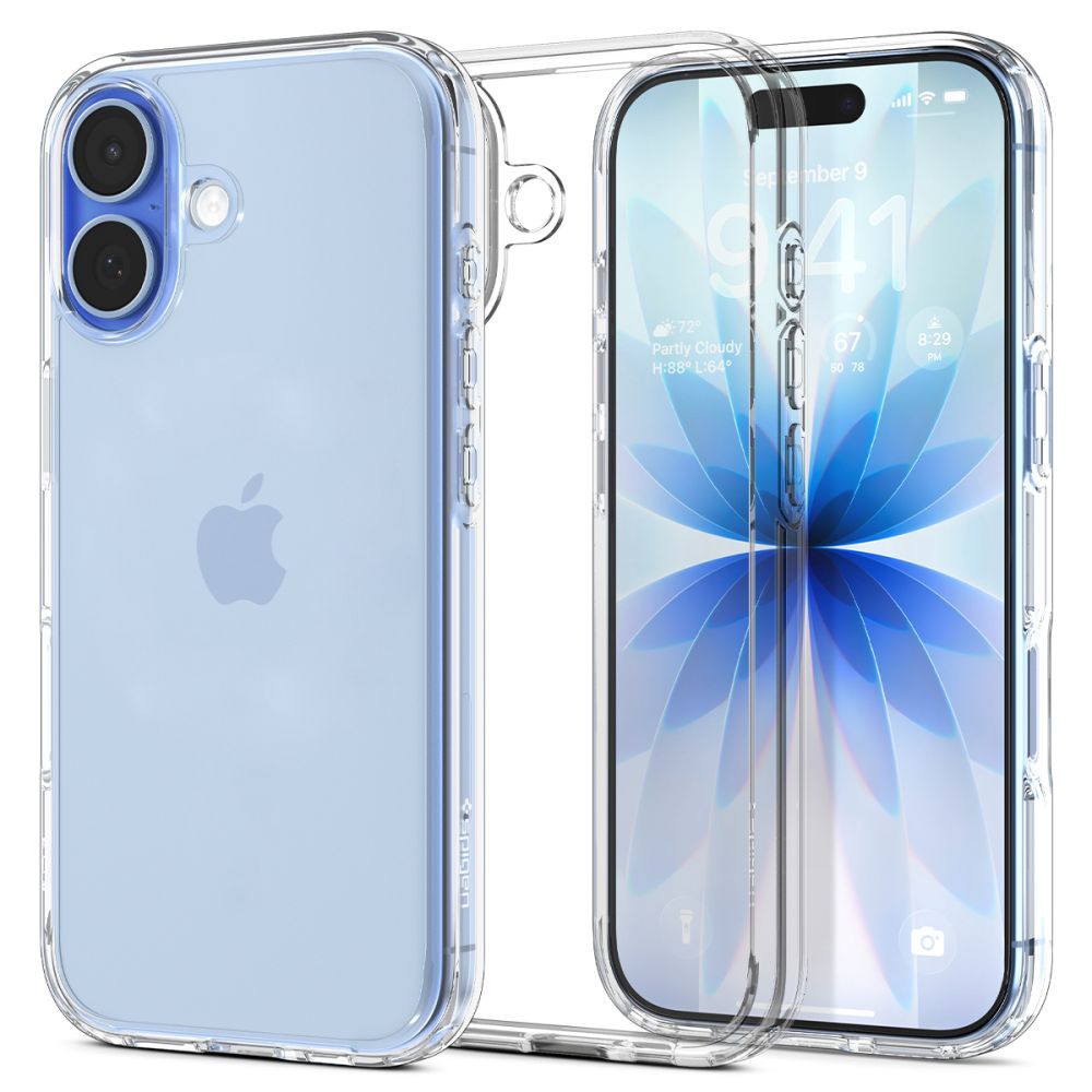 Spigen Ultra Hybrid skaidrus dėklas iPhone 17