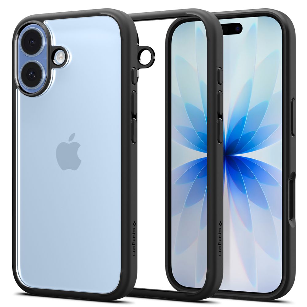 Spigen Ultra Hybrid dėklas iPhone 17 – matinė juoda