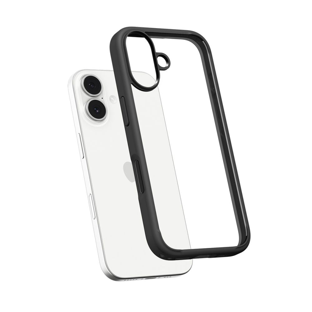 Spigen Ultra Hybrid dėklas iPhone 17 – matinė juoda