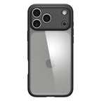 Spigen Ultra Hybrid dėklas iPhone 17 Pro – matinis juodas