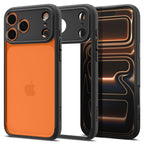 Spigen Ultra Hybrid dėklas iPhone 17 Pro Max – juodas matinis