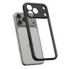 Spigen Ultra Hybrid dėklas iPhone 17 Pro Max – juodas matinis