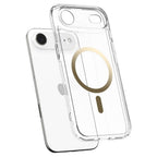 Spigen Ultra Hybrid MagSafe dėklas iPhone 17 Air – skaidrus auksinis