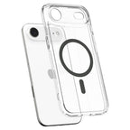 Spigen Ultra Hybrid MagSafe dėklas iPhone 17 Air – skaidrus pilkas