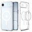 Spigen Ultra Hybrid MagSafe dėklas iPhone 17 Air – skaidrus/baltas