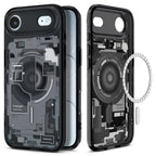 Spigen Ultra Hybrid MagSafe dėklas iPhone 17 Air Zero One – juodas