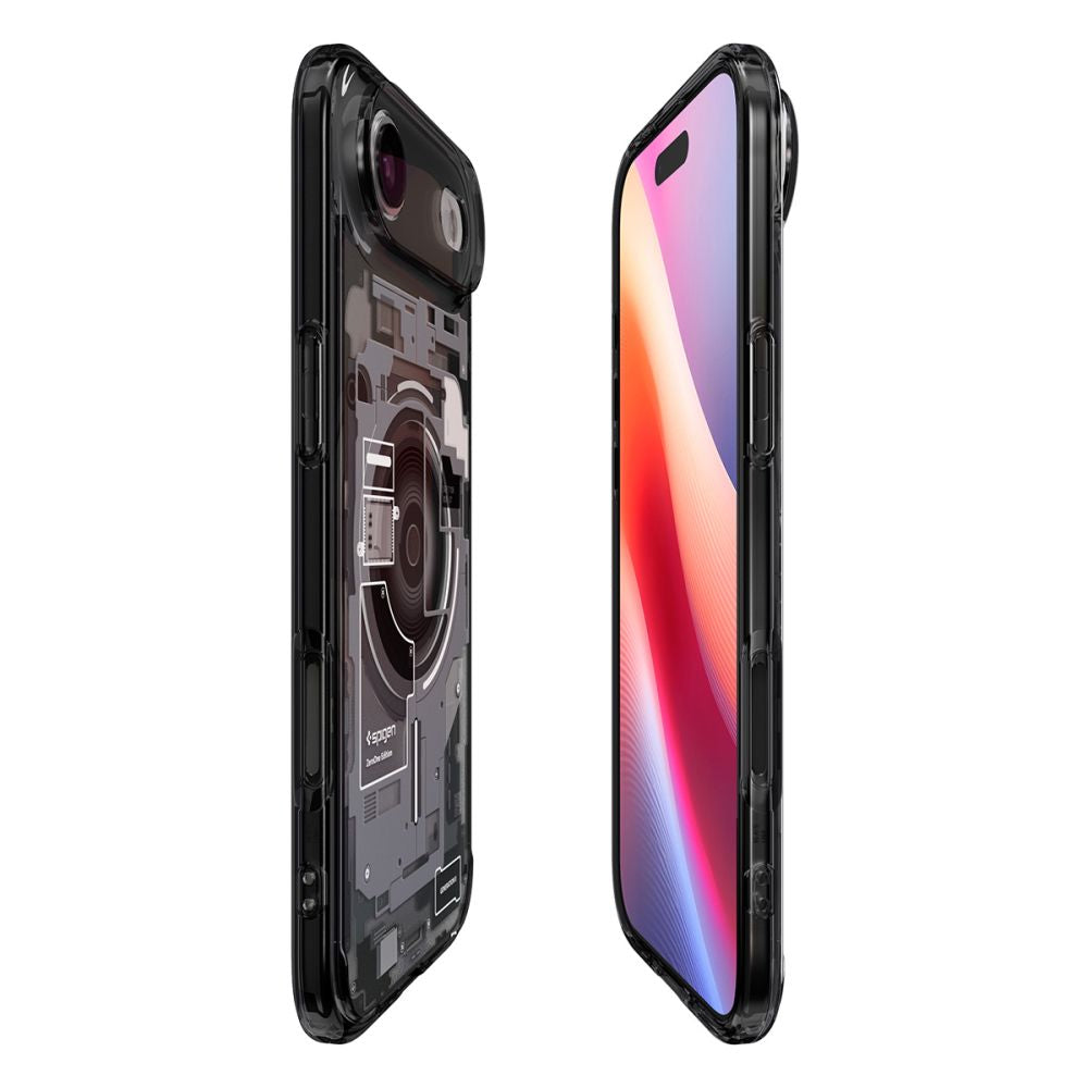 Spigen Ultra Hybrid MagSafe dėklas iPhone 17 Air Zero One – juodas