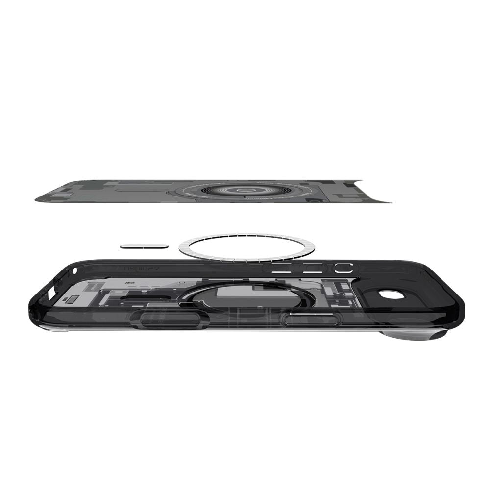 Spigen Ultra Hybrid MagSafe dėklas iPhone 17 Air Zero One – juodas