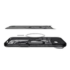 Spigen Ultra Hybrid MagSafe dėklas iPhone 17 Air Zero One – juodas