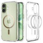 Spigen Ultra Hybrid MagSafe dėklas iPhone 17 – skaidrus, auksinis