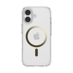 Spigen Ultra Hybrid MagSafe dėklas iPhone 17 – skaidrus, auksinis