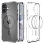 Spigen Ultra Hybrid MagSafe dėklas iPhone 17 – skaidrus pilkas