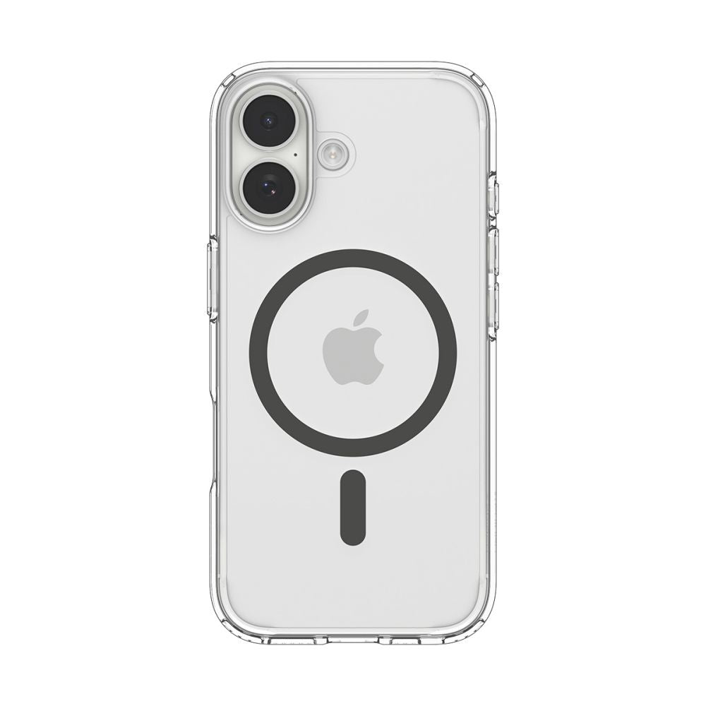 Spigen Ultra Hybrid MagSafe dėklas iPhone 17 – skaidrus pilkas