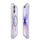 Spigen Ultra Hybrid MagSafe dėklas iPhone 17 – skaidrus pilkas