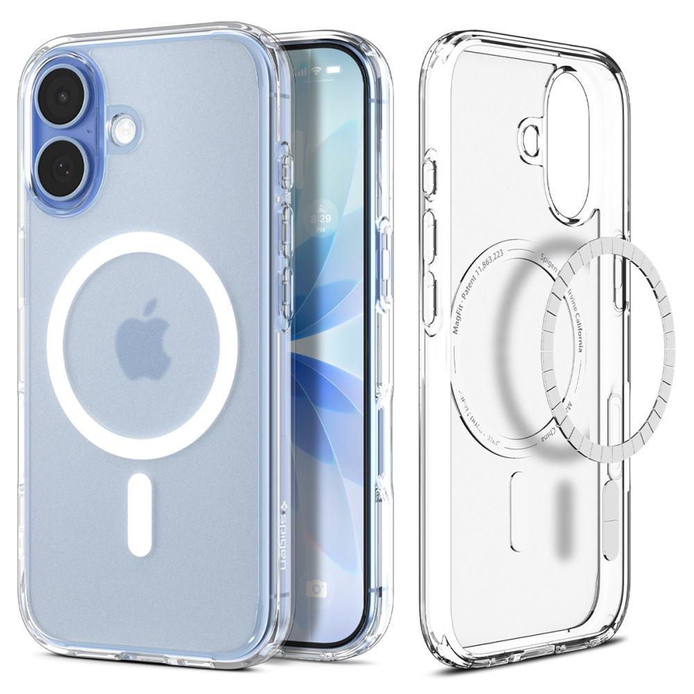 Spigen Ultra Hybrid MagSafe dėklas iPhone 17 – baltas