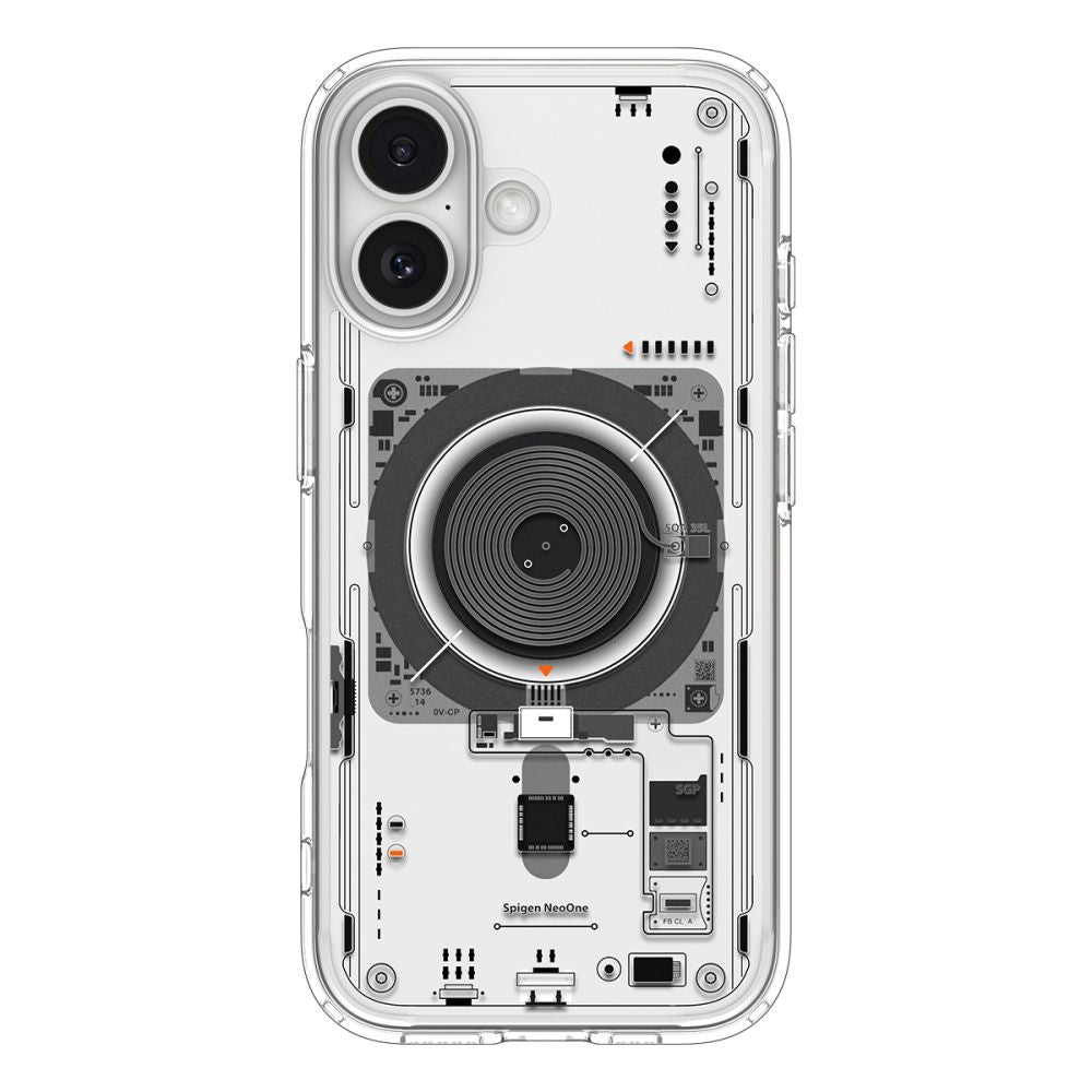 Spigen Ultra Hybrid MagSafe dėklas iPhone 17 Neo One – skaidrus