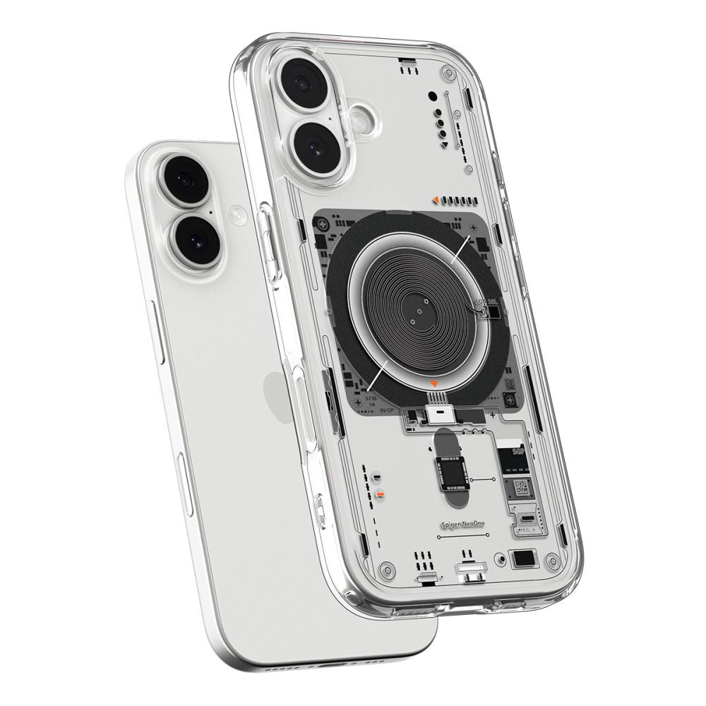 Spigen Ultra Hybrid MagSafe dėklas iPhone 17 Neo One – skaidrus
