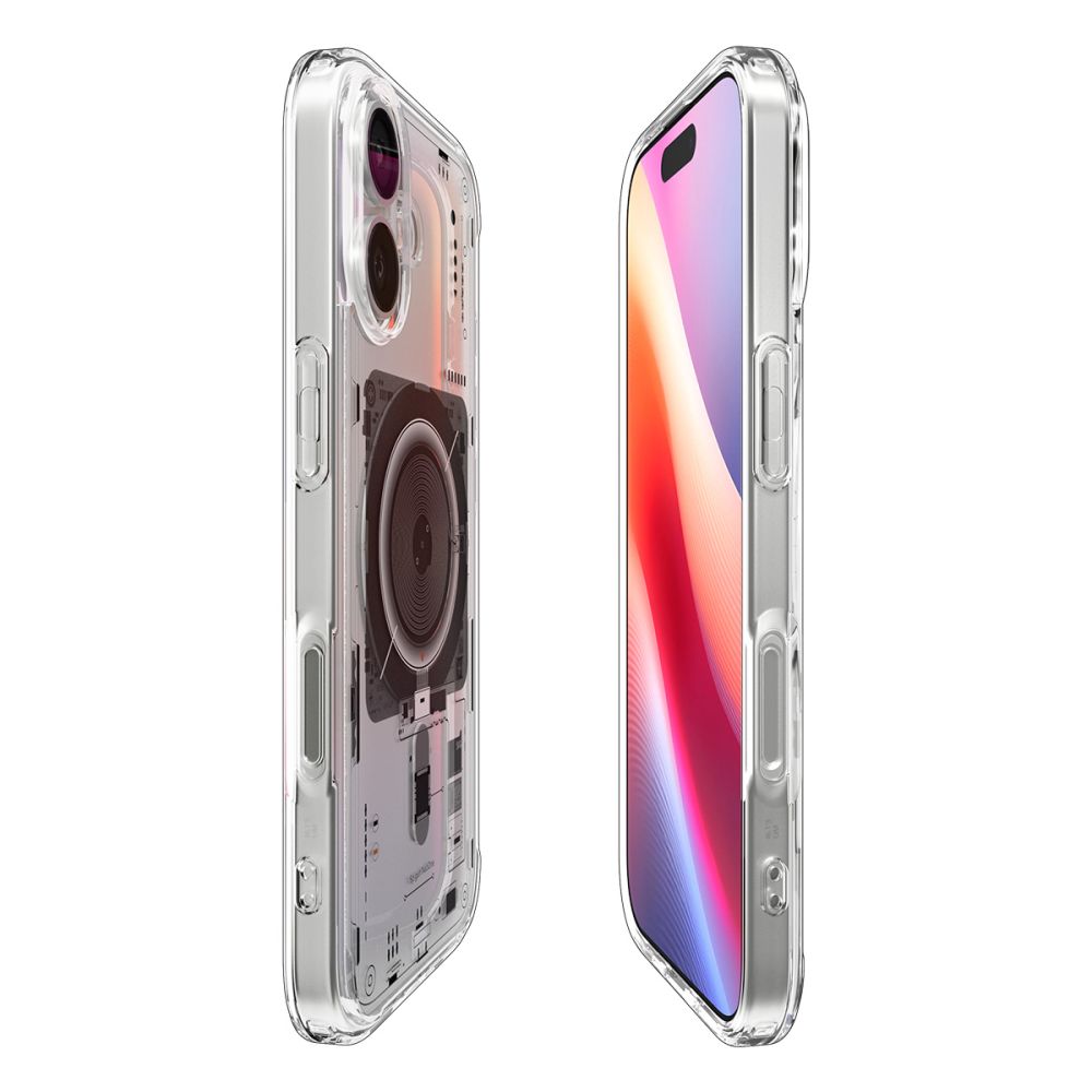 Spigen Ultra Hybrid MagSafe dėklas iPhone 17 Neo One – skaidrus