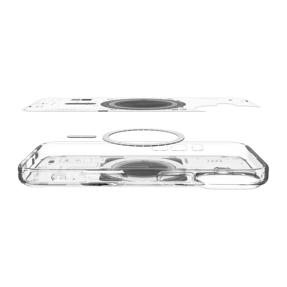 Spigen Ultra Hybrid MagSafe dėklas iPhone 17 Neo One – skaidrus