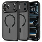 Spigen Ultra Hybrid MagSafe dėklas iPhone 17 Pro – juodas