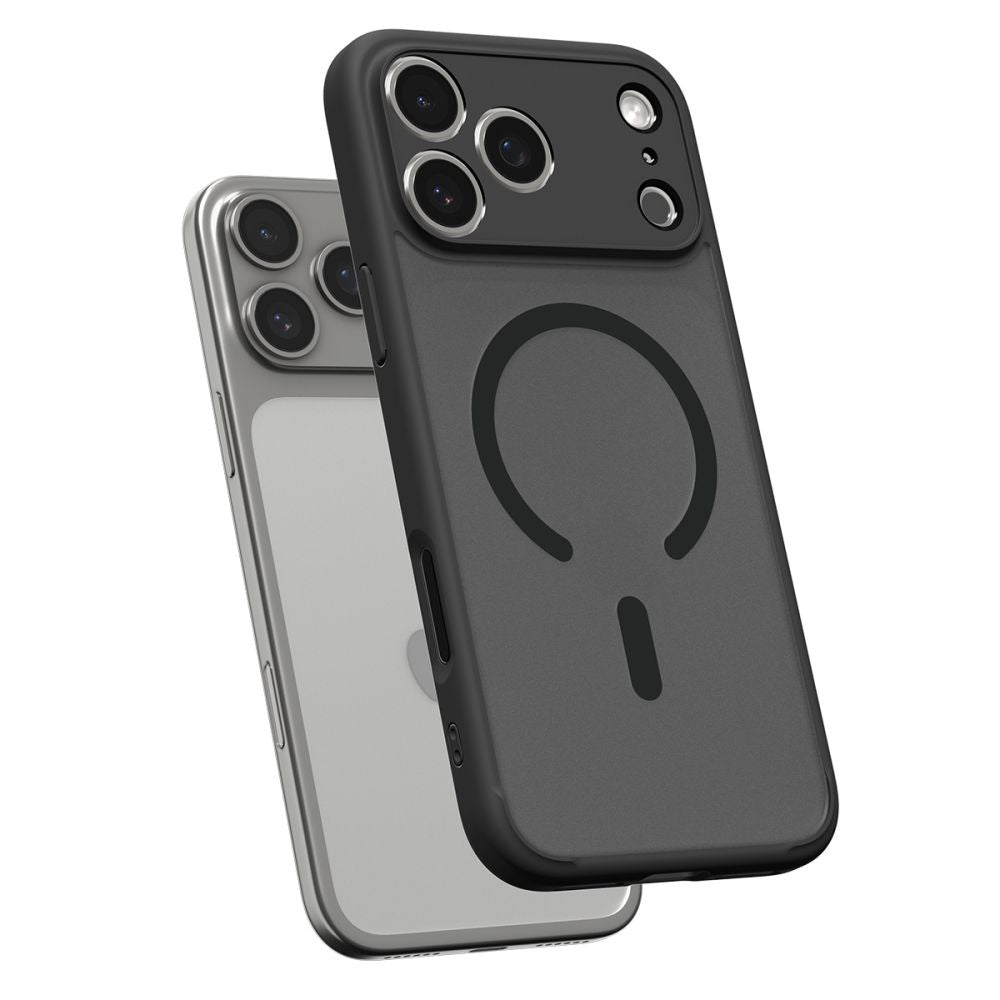 Spigen Ultra Hybrid MagSafe dėklas iPhone 17 Pro – juodas