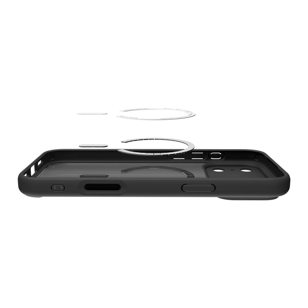 Spigen Ultra Hybrid MagSafe dėklas iPhone 17 Pro – juodas