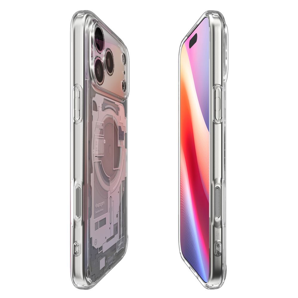 Spigen Ultra Hybrid MagSafe dėklas iPhone 17 Pro Zero One – baltas