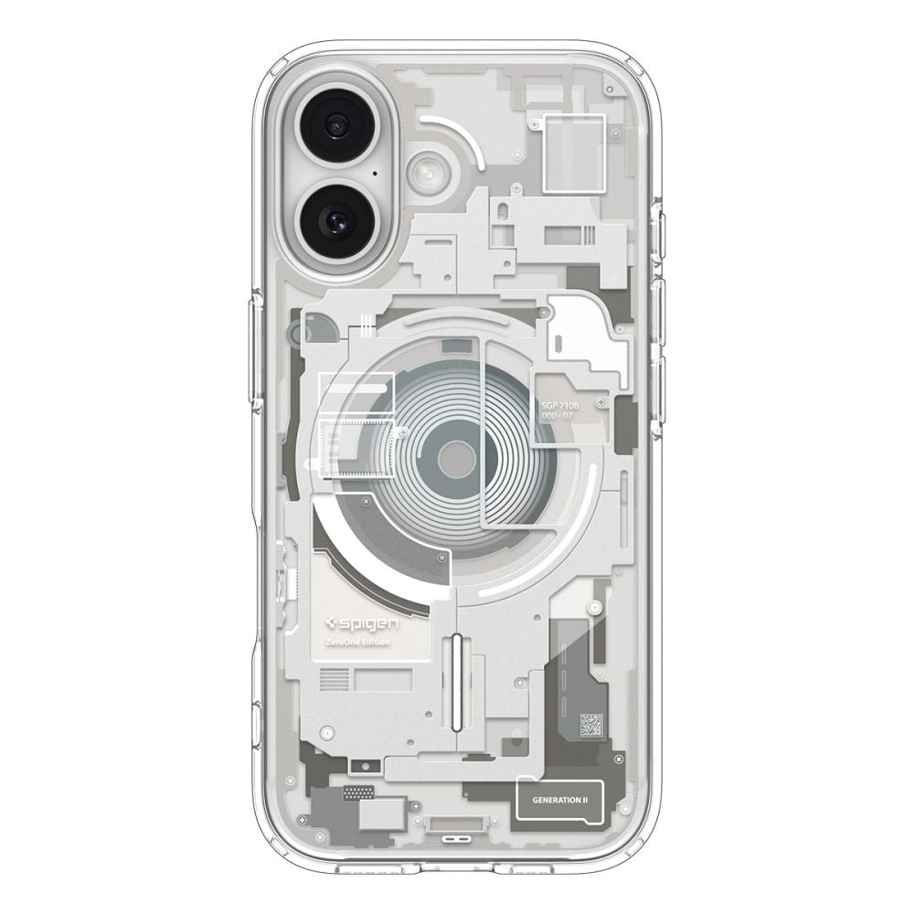 Spigen Ultra Hybrid MagSafe dėklas iPhone 17 – Zero One, titano