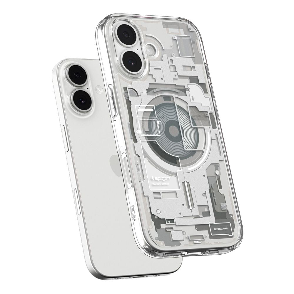 Spigen Ultra Hybrid MagSafe dėklas iPhone 17 – Zero One, titano