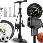 Wozinsky WPR-02 Grindinio dviračio pompa - Juoda -- Bicycle Pumps