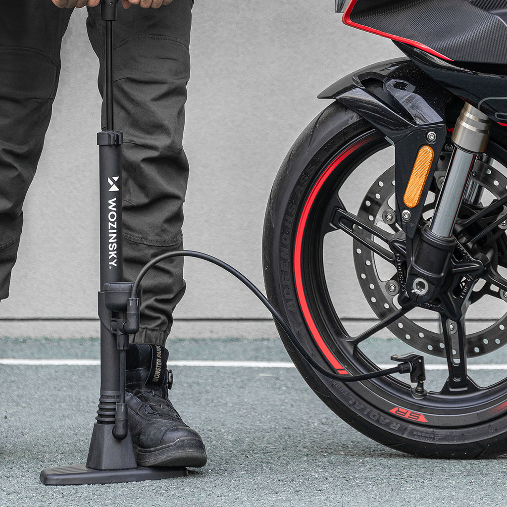 Wozinsky WPR-02 Grindinio dviračio pompa - Juoda -- Bicycle Pumps