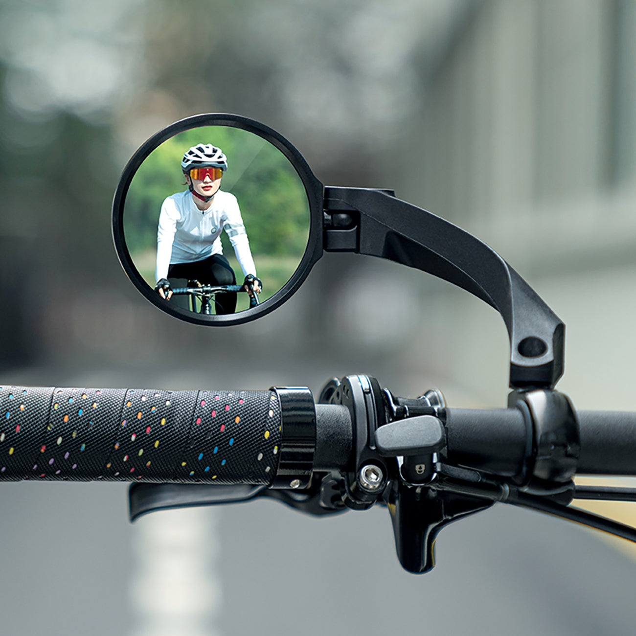 Wozinsky WLR-01I Atgalinis Dviračio Veidrodis - Juoda -- Bicycle Mirrors