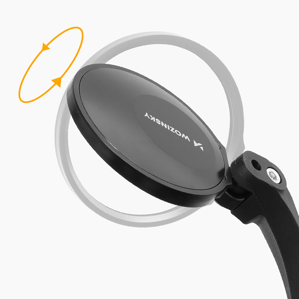 Wozinsky WLR-01I Atgalinis Dviračio Veidrodis - Juoda -- Bicycle Mirrors
