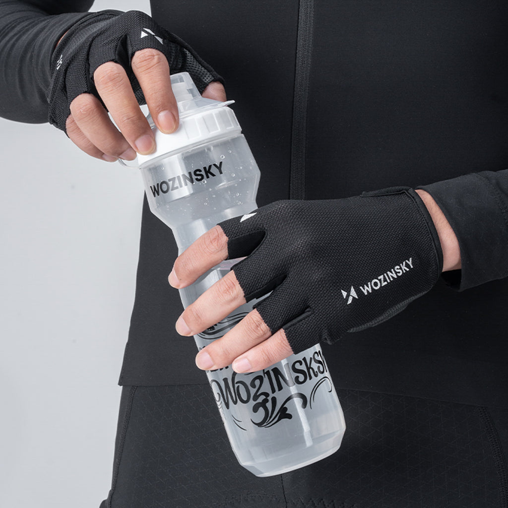 Wozinsky WRR-01XL dviračio pirštinės dydis XL - juodos -- Bicycle Gloves