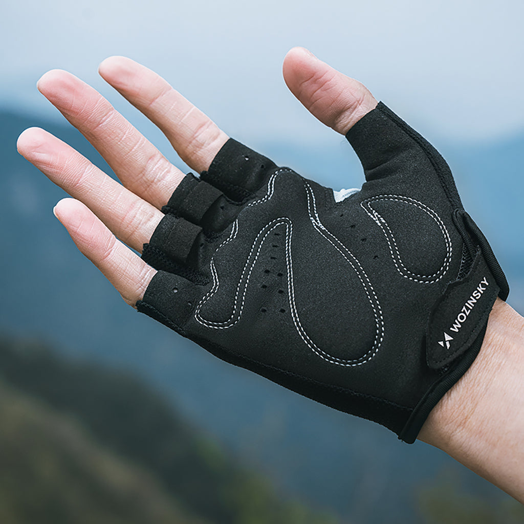 Wozinsky WRR-02XL dviračio pirštinės dydis XL - pilkos -- Bicycle Gloves
