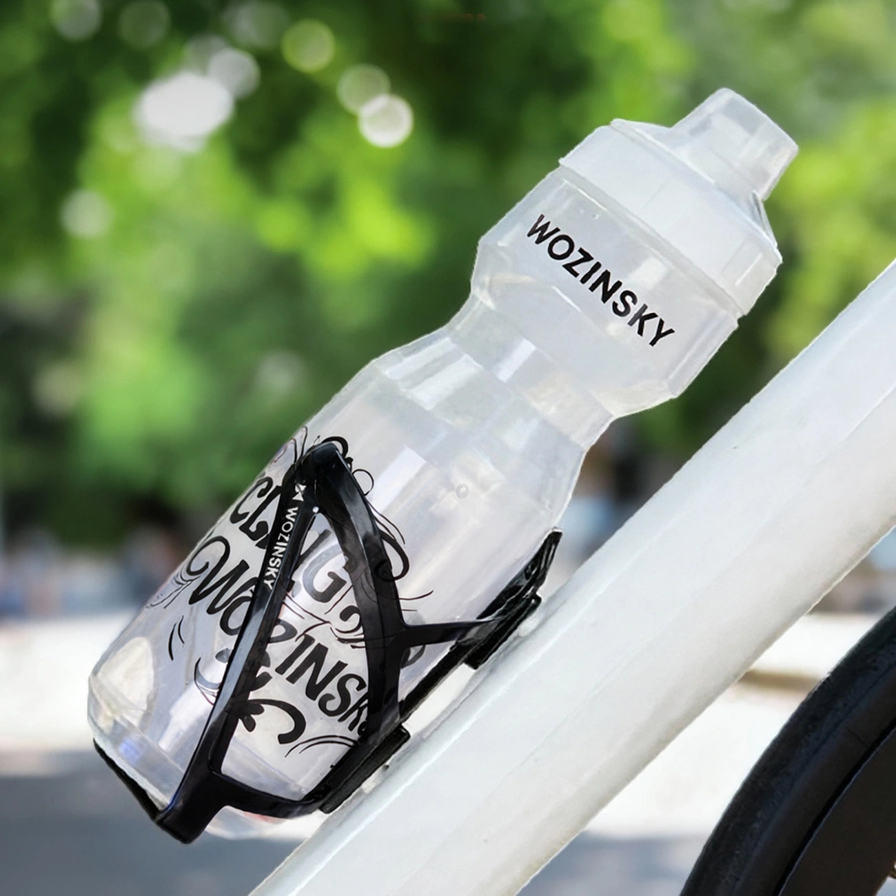 Wozinsky WUR-01B Dviračio butelio laikiklis krepšelis - juodas -- Bicycle Bottle Cages