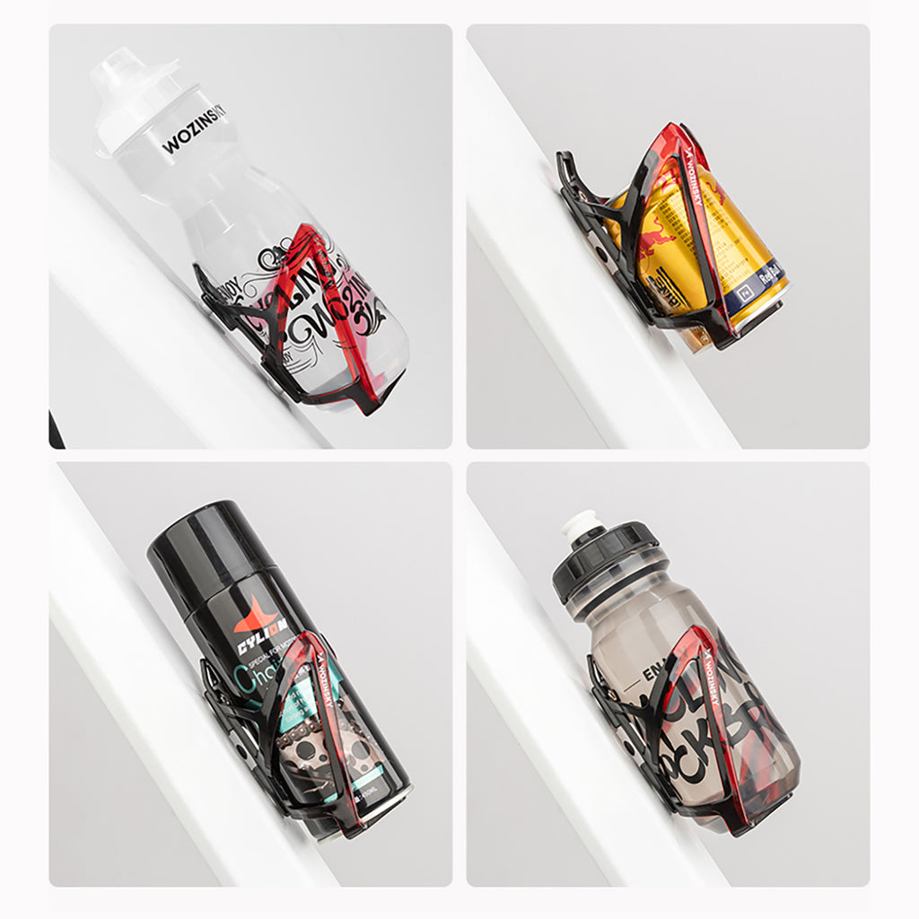 Wozinsky WUR-01BR Dviračio butelio laikiklis krepšelis - juodas ir raudonas -- Bicycle Bottle Cages