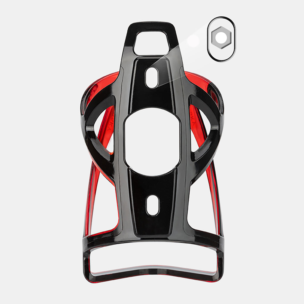 Wozinsky WUR-01BR Dviračio butelio laikiklis krepšelis - juodas ir raudonas -- Bicycle Bottle Cages