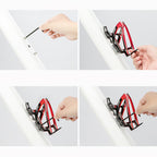 Wozinsky WUR-01BR Dviračio butelio laikiklis krepšelis - juodas ir raudonas -- Bicycle Bottle Cages