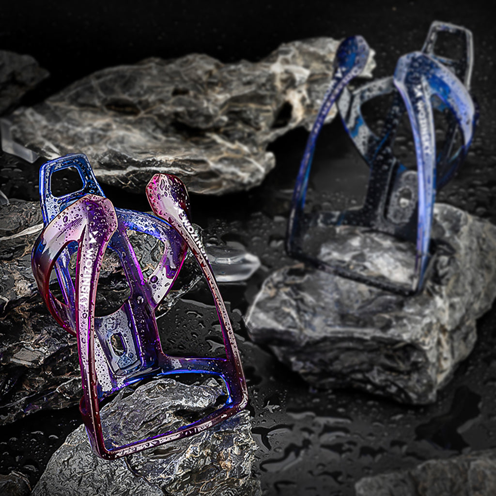 Wozinsky WUR-01BP Dviračio butelio laikiklis krepšelis - mėlynas ir violetinis -- Bicycle Bottle Cages