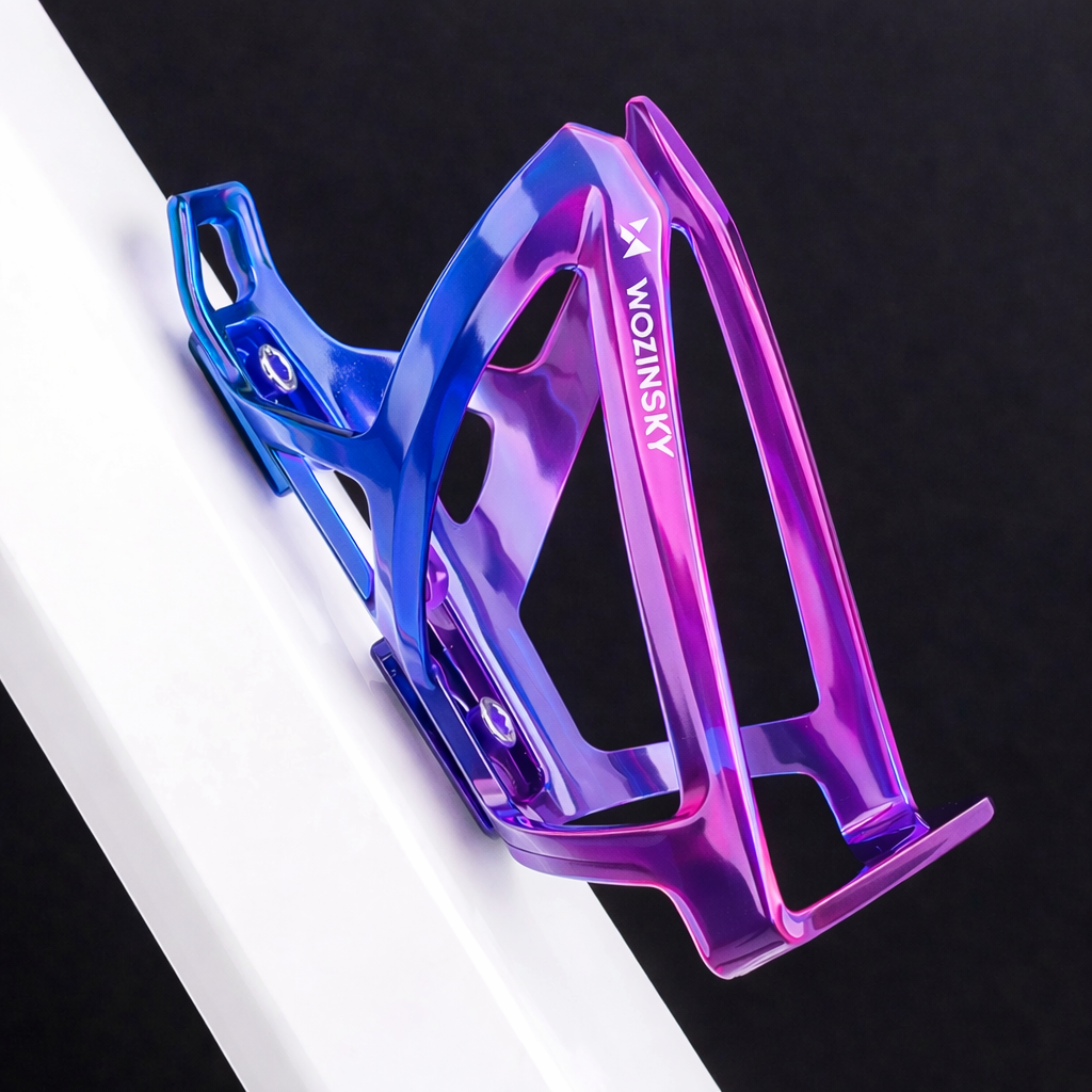 Wozinsky WUR-01BP Dviračio butelio laikiklis krepšelis - mėlynas ir violetinis -- Bicycle Bottle Cages