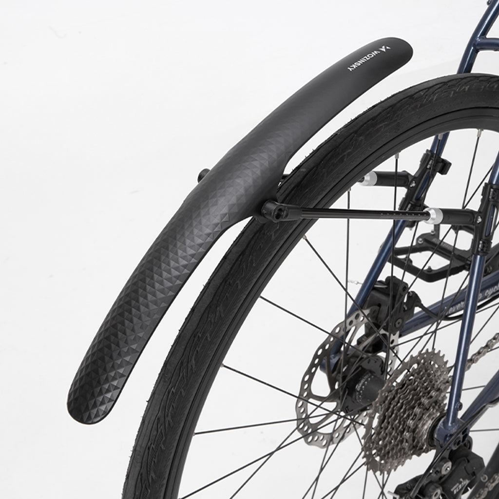 Wozinsky WBR-01 universali reguliuojama dviračio blatine - juoda -- Bicycle Fenders