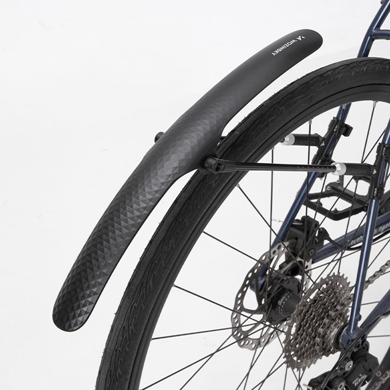 Wozinsky WBR-01 universali reguliuojama dviračio blatine - juoda -- Bicycle Fenders