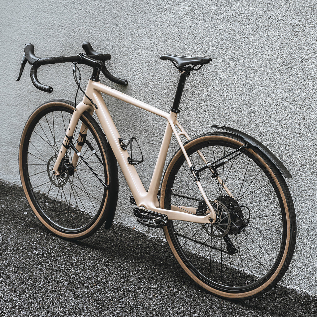 Wozinsky WBR-01 universali reguliuojama dviračio blatine - juoda -- Bicycle Fenders