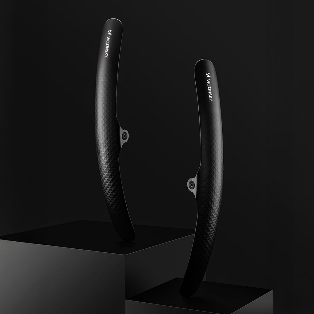 Wozinsky WBR-01 universali reguliuojama dviračio blatine - juoda -- Bicycle Fenders