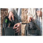 Wozinsky WSR-01B Dviračio krepšys bagazo nešiklui 9l - juodas -- Bicycle Bags