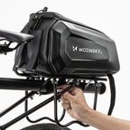 Wozinsky WSR-01B Dviračio krepšys bagazo nešiklui 9l - juodas -- Bicycle Bags