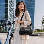 Wozinsky WSR-01B Dviračio krepšys bagazo nešiklui 9l - juodas -- Bicycle Bags