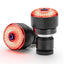 Wozinsky WIS-01 Nepralaidios vandens išmanuios galinės lempos 2 vnt. - Juoda -- Bicycle Lights